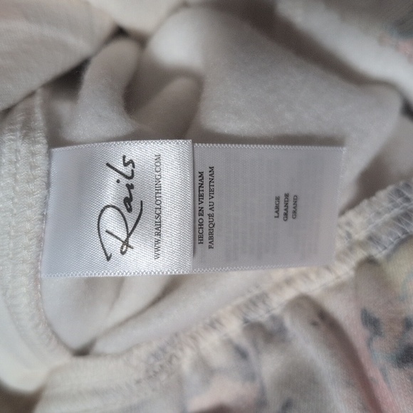 NWT Rails | Simo Sweatpant In Ivory Pastel Marble - Picture 13 of 15